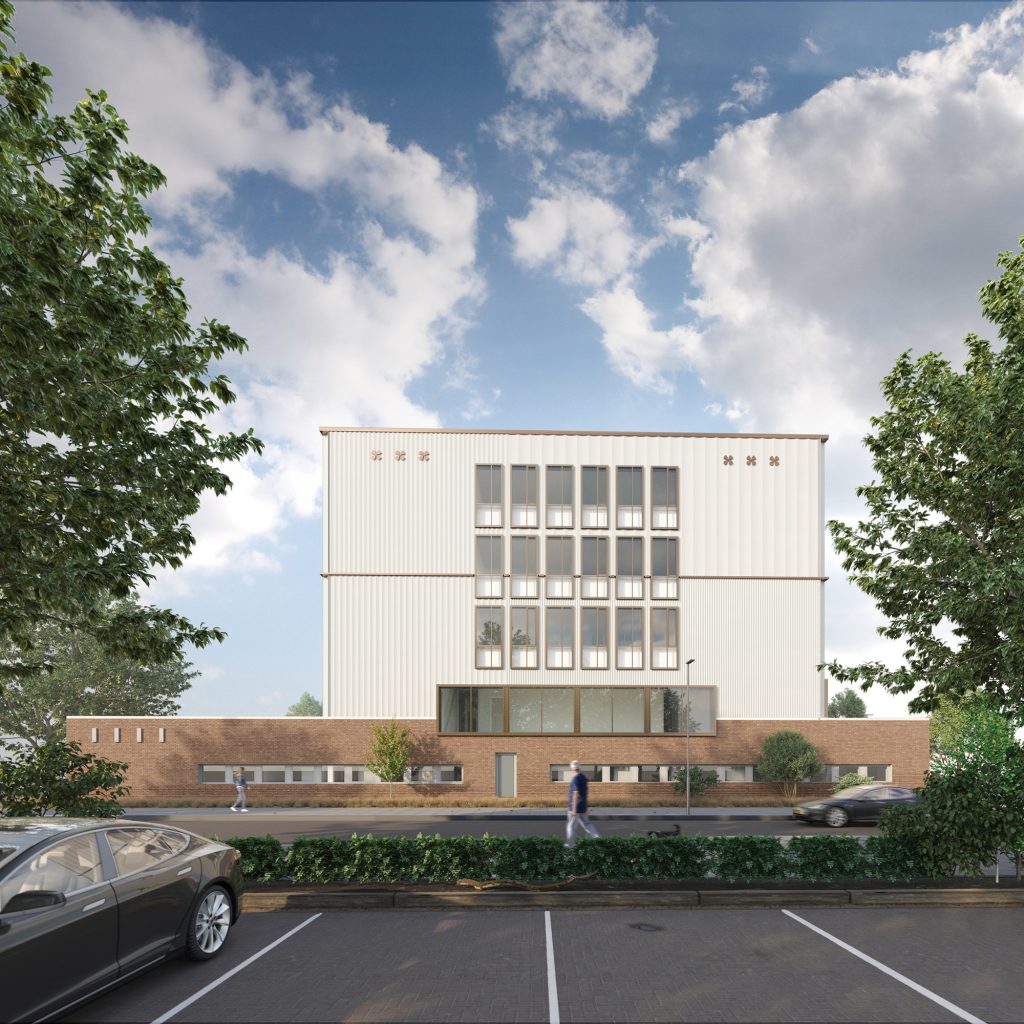 Fotorealistische 3D visualisatie nieuwbouw GGD gebouw Nijmegen