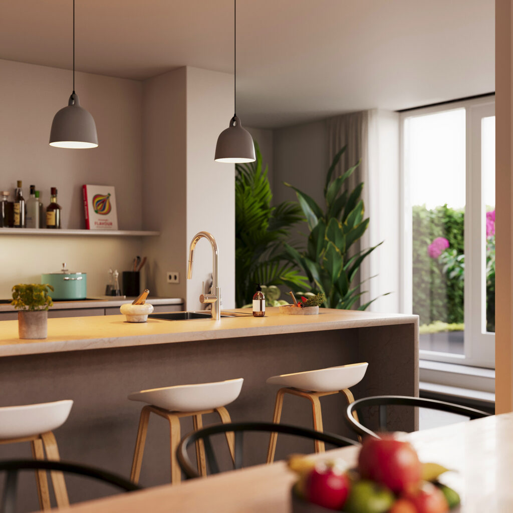 3D visualistie interieur, herbestemming en nieuwbouw Vincentius Udenhout, 3D impressie, architectuur, interieur, nieuwbouw